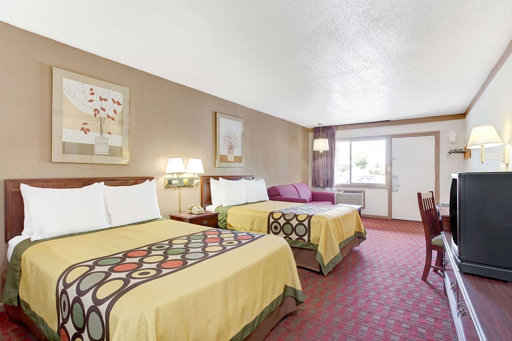 Desk, soundproofing, iron/ironing board, rollaway beds