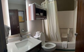 Room, 2 Queen Beds, Mobility Accessible, Non Smoking | Bathroom