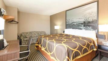 Suite, 1 King Bed, Non Smoking | Iron/ironing board, free WiFi