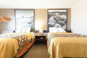 Room, 2 Queen Beds, Non Smoking | Iron/ironing board, free WiFi - Mid Rest Inn Lexington NE I-80 (Lexington)