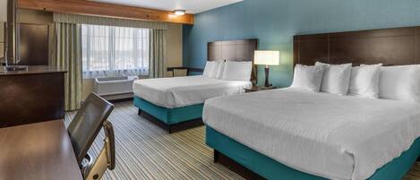 Room, 2 Queen Beds | Premium bedding, down comforters, pillowtop beds, individually decorated