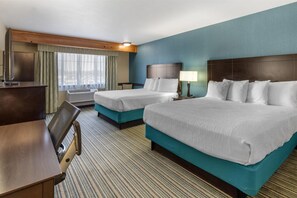 Habitación, 2 camas Queen size | Ropa de cama de alta calidad, edredón y camas con pillow-top 