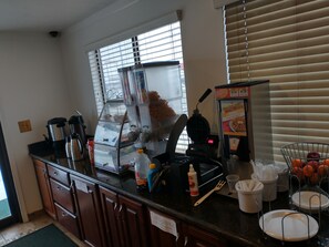 Kontinental frokost er inkludert hver dag