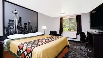 Room, 1 King Bed | Premium bedding, desk, laptop workspace, rollaway beds