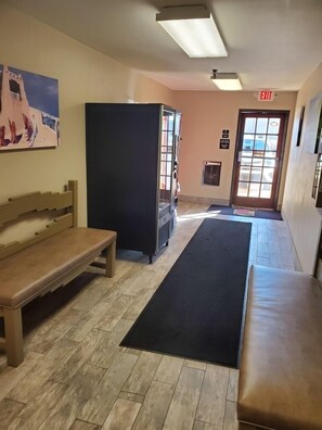Interior entrance