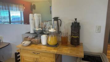Free daily on-the-go breakfast