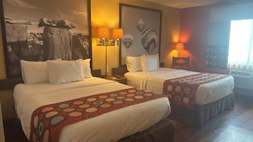 Room, 2 Queen Beds, Non Smoking | Desk, laptop workspace, iron/ironing board, cribs/infant beds