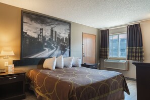 Standard Room, 1 King Bed | Iron/ironing board, free cribs/infant beds, rollaway beds, free WiFi