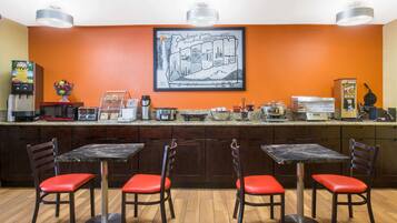 Free daily on-the-go breakfast