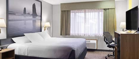 룸, 킹사이즈침대 1개, 금연 | 저자극성 침구, 책상, 유아용 침대, 간이 침대