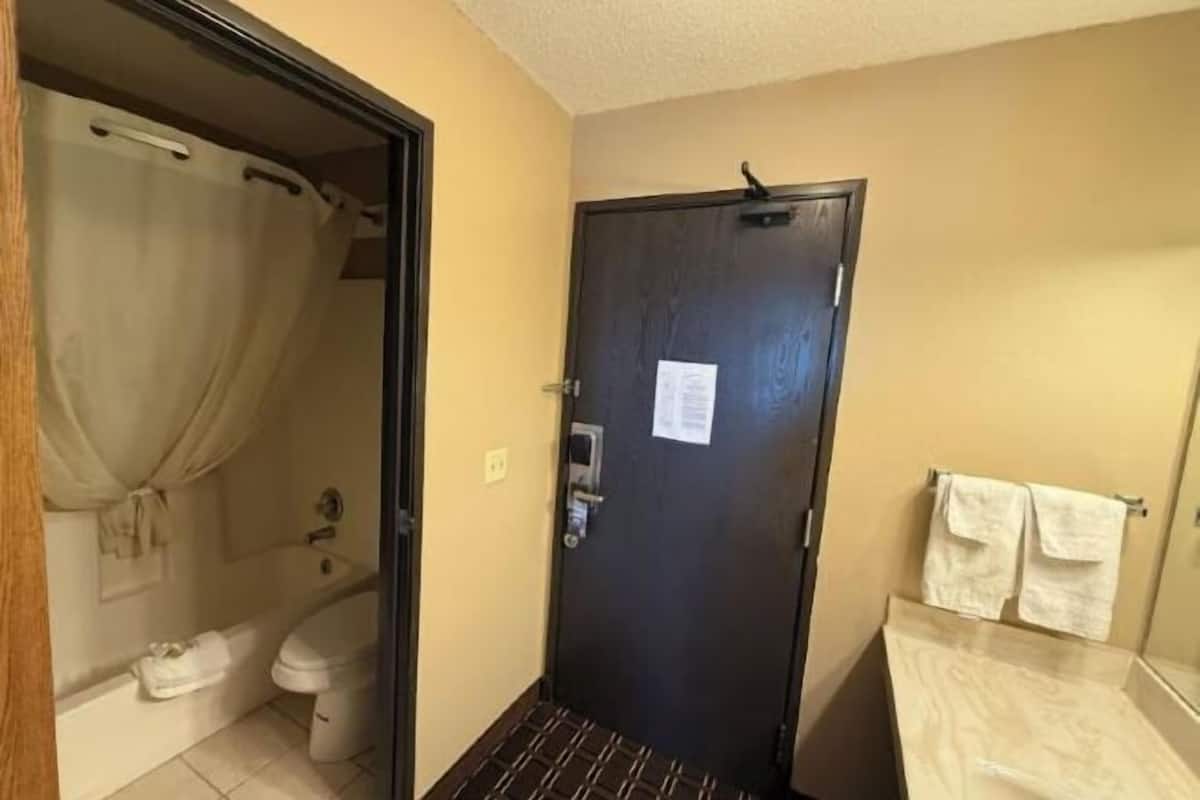 浴室 | 淋浴/盆浴组合、免费洗浴用品、吹风机、毛巾