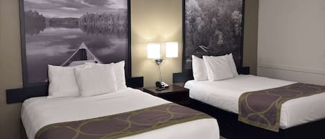 Desk, iron/ironing board, free WiFi, bed sheets