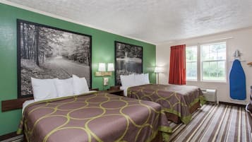 In-room safe, iron/ironing board, free WiFi, alarm clocks