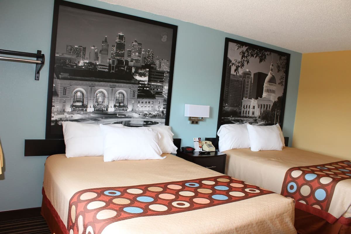 In-room safe, desk, laptop workspace, blackout drapes