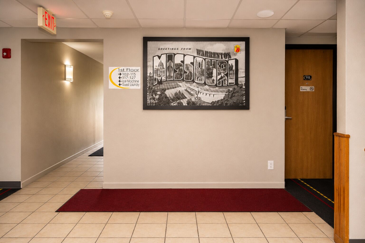 Interior entrance