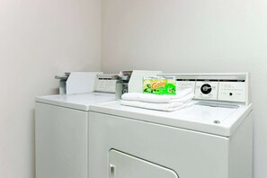 Fridge, microwave, coffee/tea maker