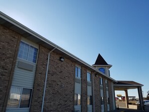 Vista frontal de la propiedad