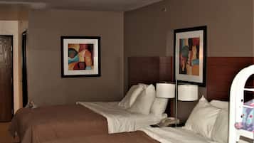 Standard Room, Multiple Beds, Non Smoking | In-room safe, desk, iron/ironing board, free WiFi