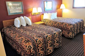 Standard-Doppelzimmer, 2 Doppelbetten | Ausblick vom Zimmer