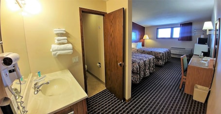Standard Double Room, 2 Double Beds | View from room