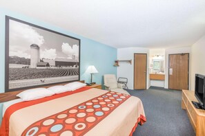 Desk, iron/ironing board, cribs/infant beds, rollaway beds