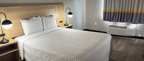 2 habitaciones, escritorio y cortinas blackout