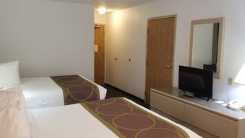 Blackout drapes, iron/ironing board, free WiFi, bed sheets
