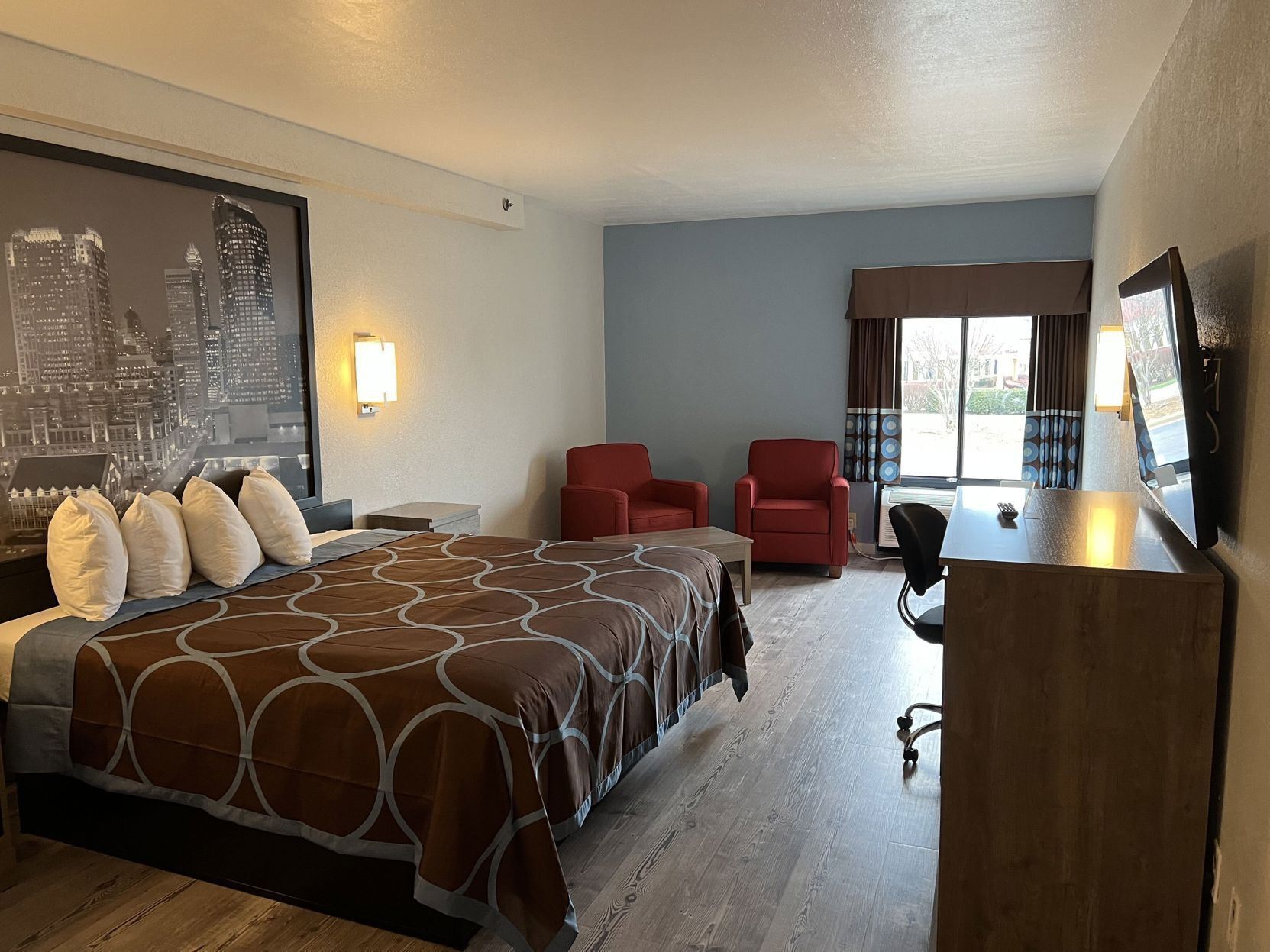 Desk, iron/ironing board, cribs/infant beds, free WiFi