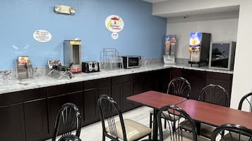 Free daily on-the-go breakfast