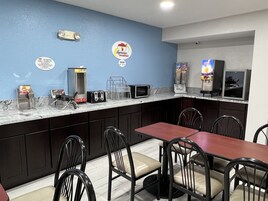 Free daily on-the-go breakfast