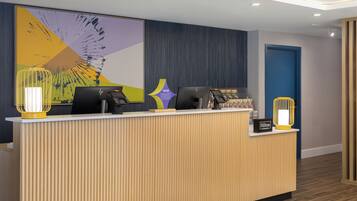 Check-in/check-out kiosk