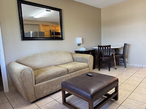 Room, 1 King Bed, Non Smoking (Efficiency) | Living area | TV - Super 8 by Wyndham Tulsa/Route 66 (Tulsa)
