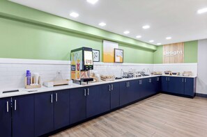 Free daily buffet breakfast