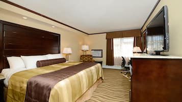1 bedroom, blackout curtains, iron/ironing board, free WiFi