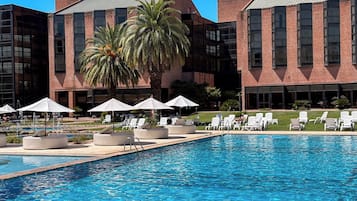 Indoor pool, outdoor pool
