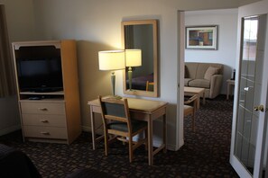 Standard Suite, 2 Queen Beds | In-room safe, desk, blackout curtains, iron/ironing board