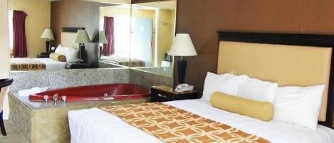 1 bedroom, desk, blackout drapes, iron/ironing board