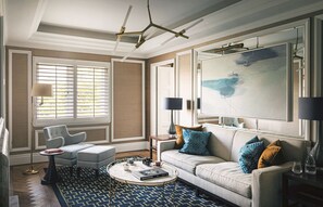 スイート パークビュー コーナー | エジプト綿のシーツ、高級寝具、羽毛の掛け布団、ピロートップベッド