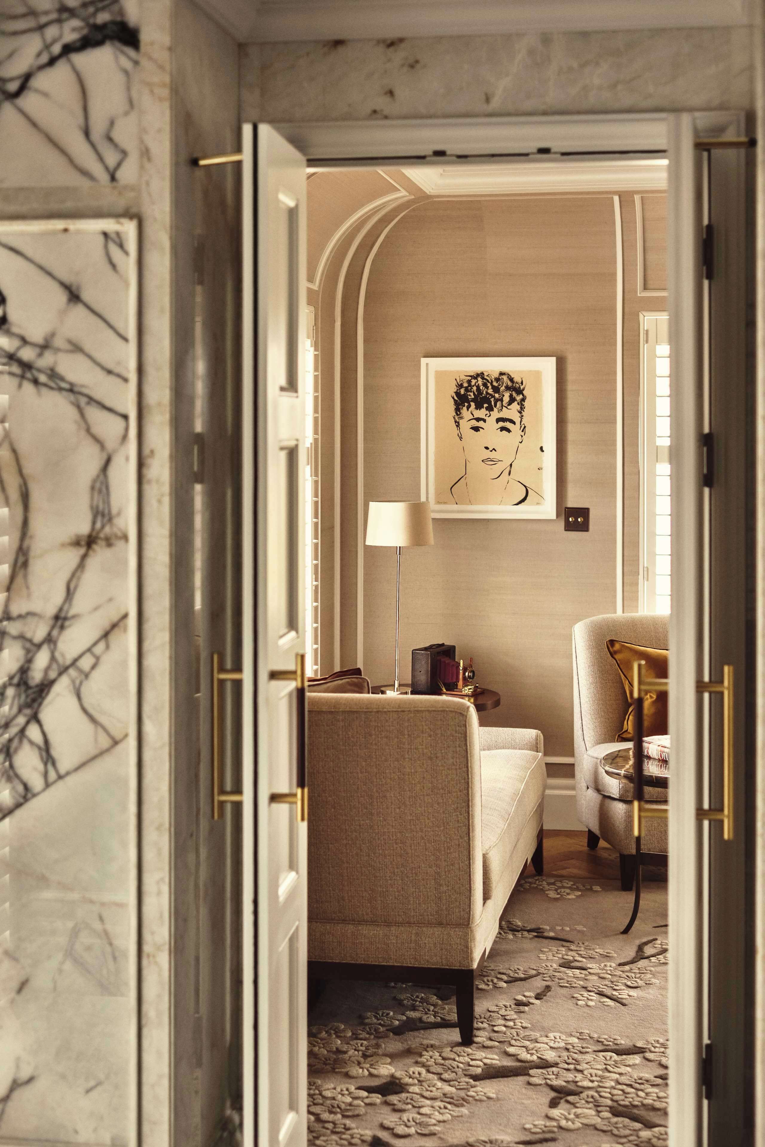 the cadogan penthouse | bathroom | designer toiletries, hair dryer, bathrobes, slippers