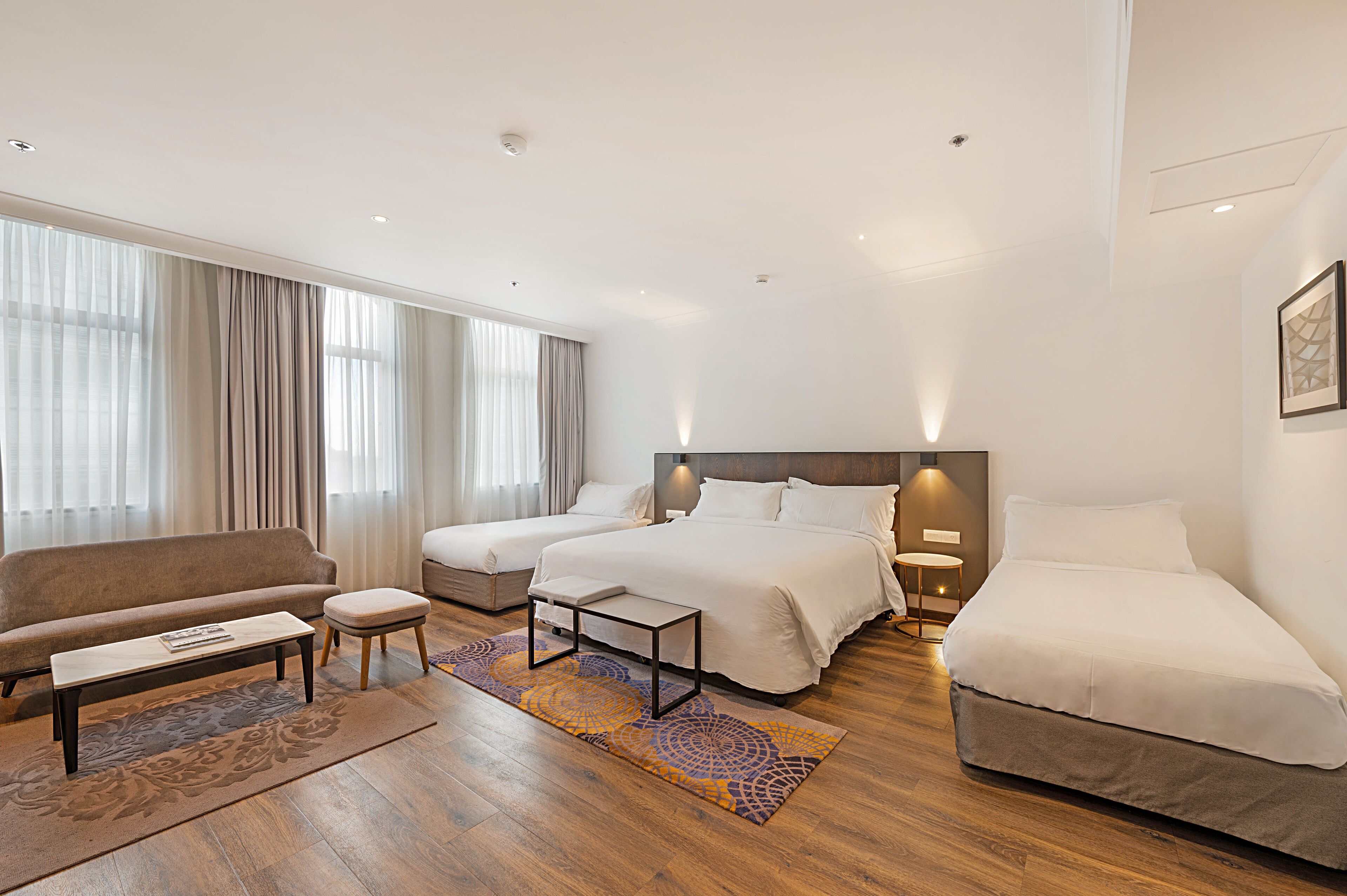 signature premium family room | 1 bedroom, egyptian cotton sheets, premium bedding, free minibar items