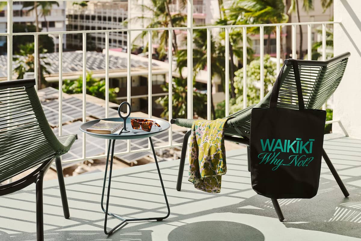 Uitzicht vanaf balkon