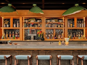 Poolside bar