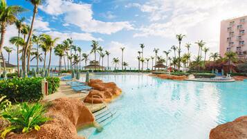 11 outdoor pools, cabanas (surcharge), sun loungers