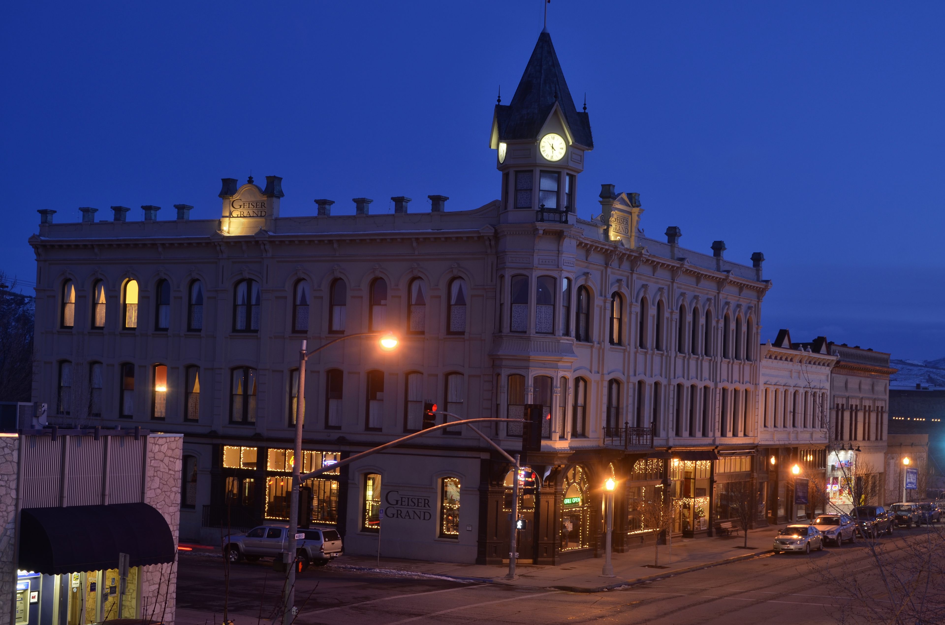 front of property – evening/night