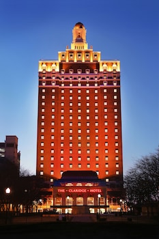 Front of property - evening/night at The Claridge Hotel