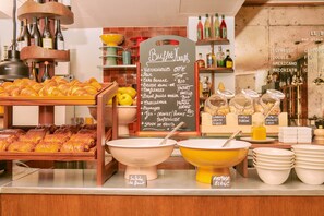 Daily buffet breakfast (EUR 25 per person)