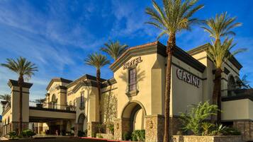 Majoituspaikan julkisivu