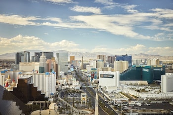 View from property looking out at Four Seasons Hotel Las Vegas