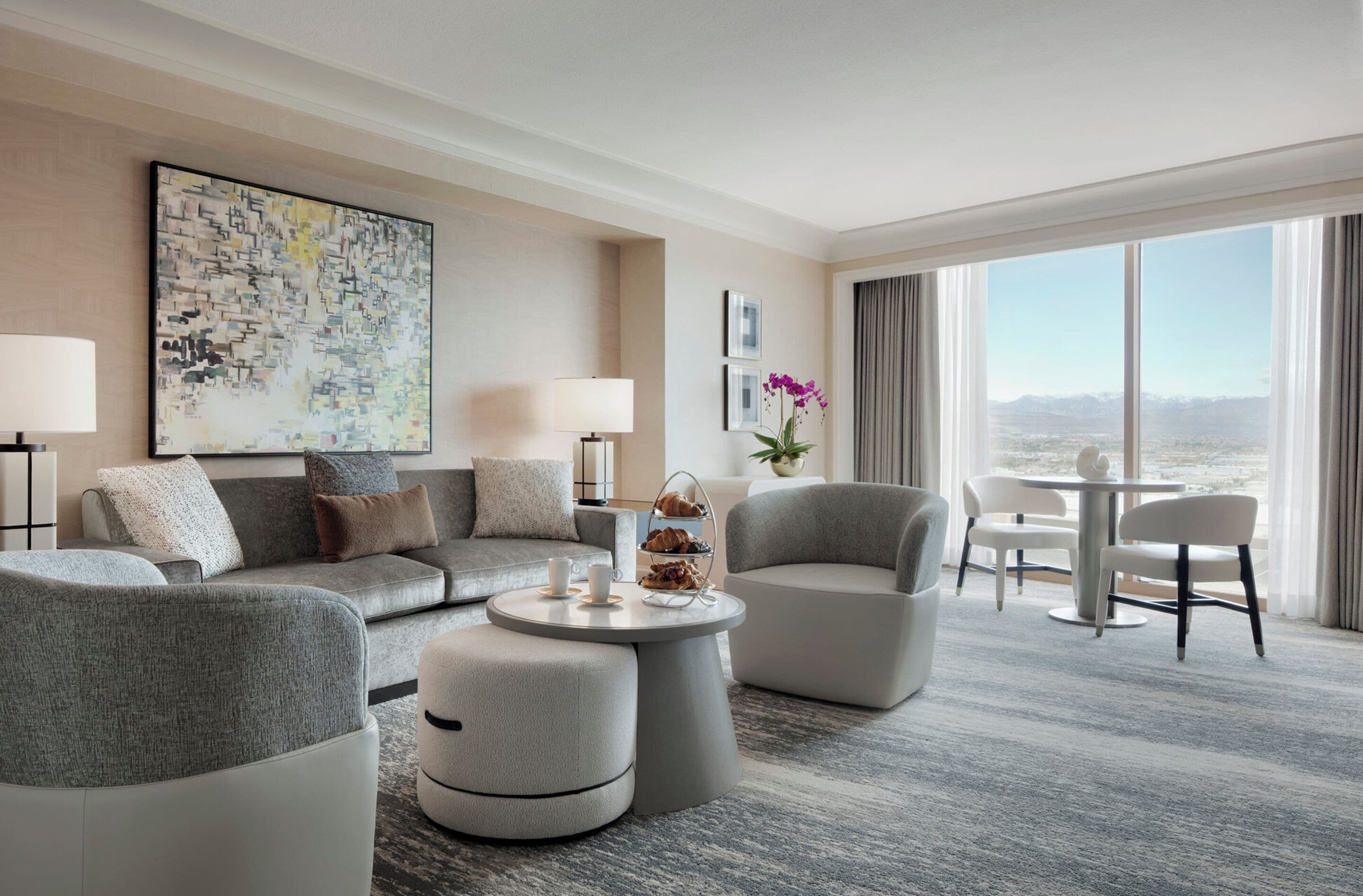 Penthouse, 1 King-Bett (Suite) | Wohnbereich