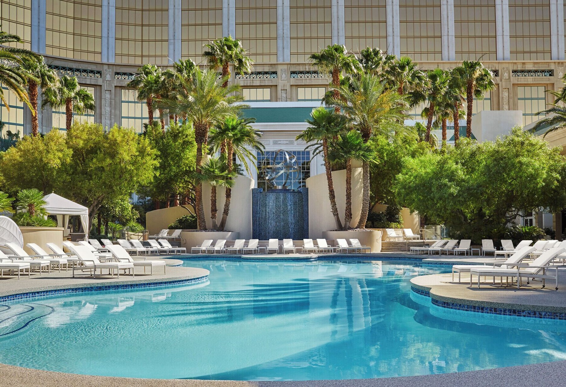 Seasonal outdoor pool, open 9 AM to 5:00 PM, pool cabanas (surcharge)